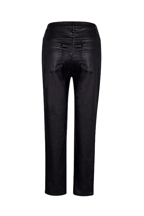 Hose, Slim Fit, feiner Glanz, 5-Pocket
