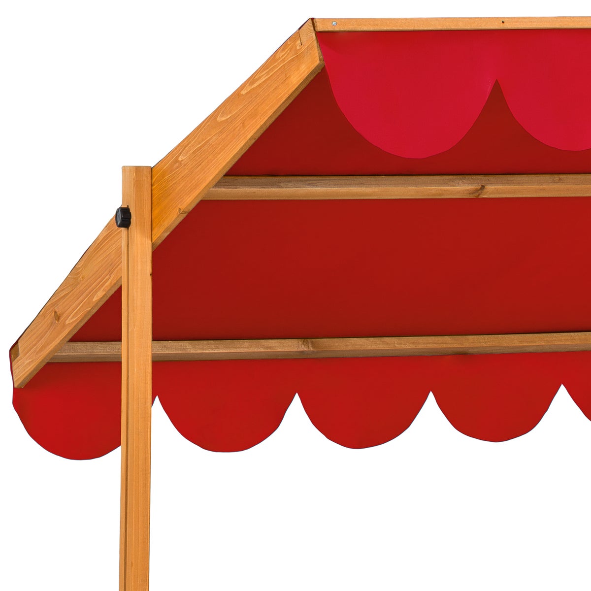 tectake Emilia zandbak 120 x 120 x 120 cm van hout met verstelbaar dak