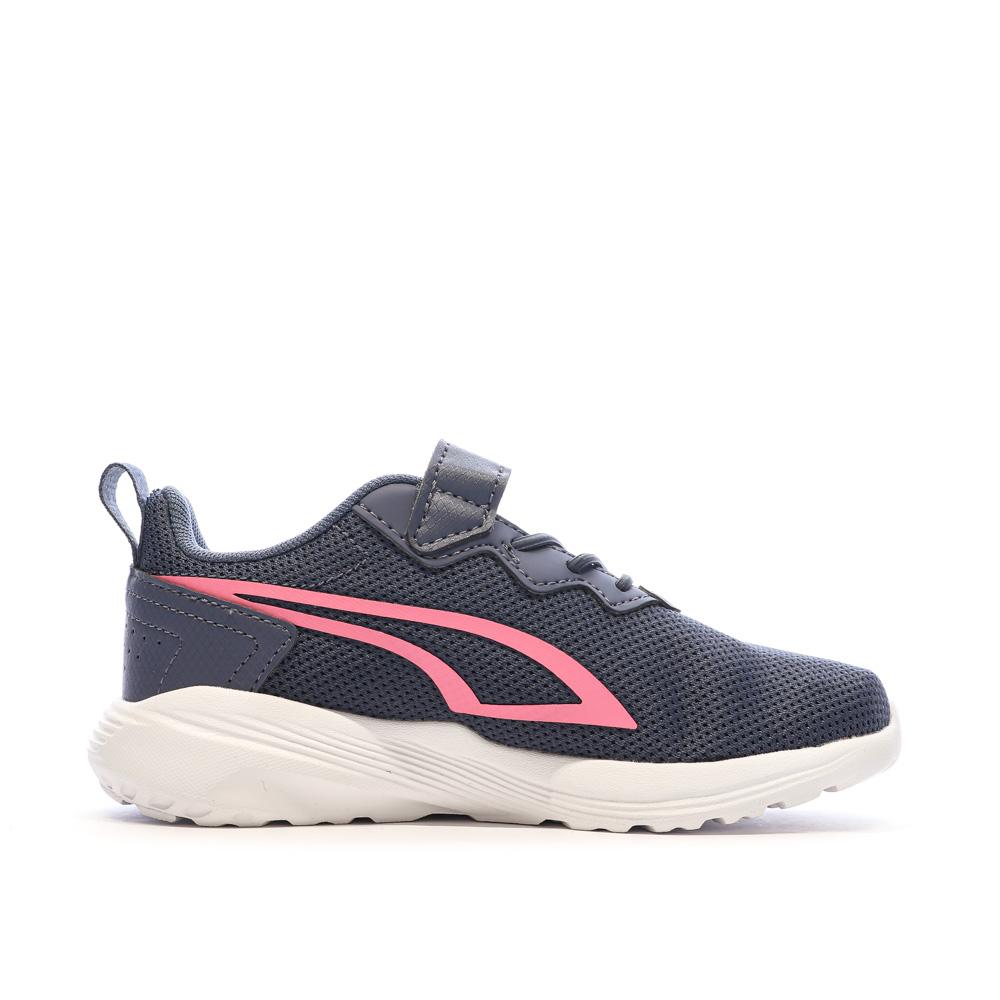 Puma Baskets Marine/Rose Fille Puma All Day Active 01