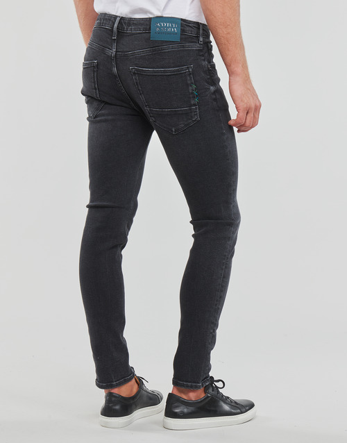 Scotch & Soda - SKIM SKINNY JEANS CARBON - Gris