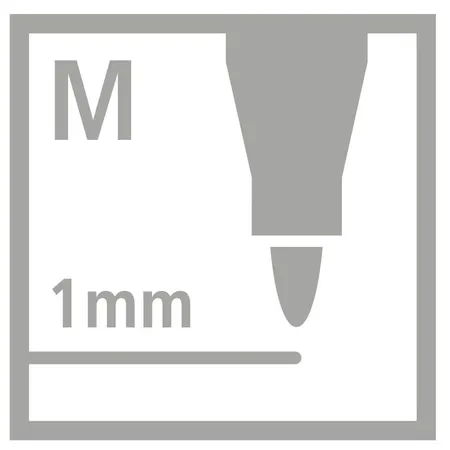 Premium-Filzstift - STABILO Pen 68 - 10er Pack - hellrot