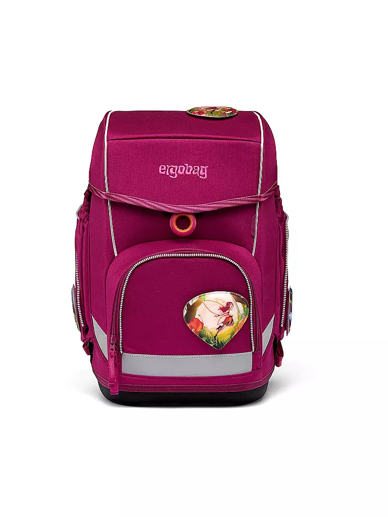ERGOBAG Schultaschen Set Cubo 5tlg WaldzauBär beere