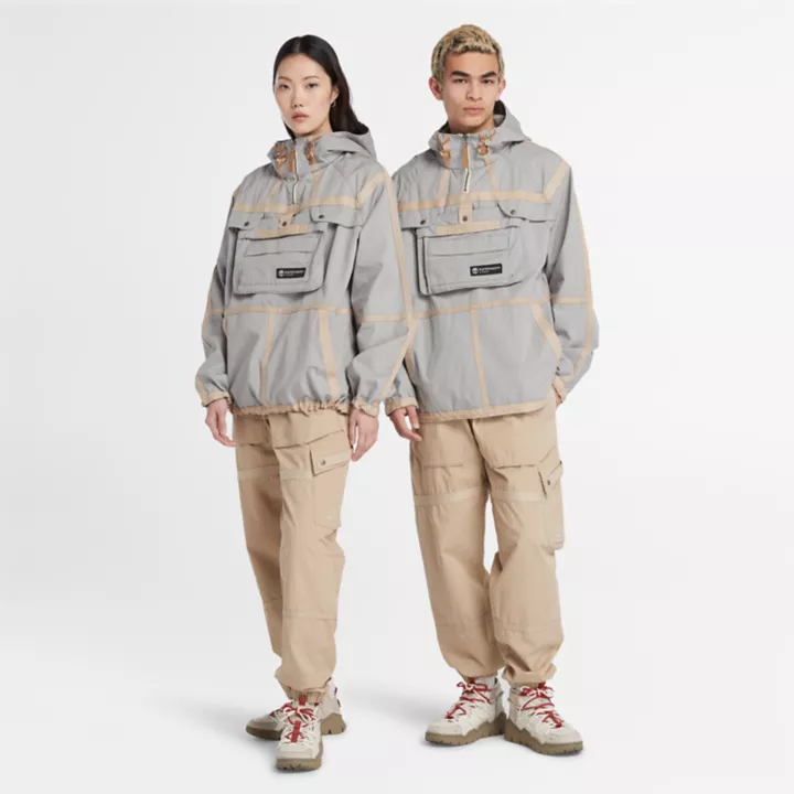 Veste en tissu déperlant Earthkeepers par Raeburn unisexe en gris
