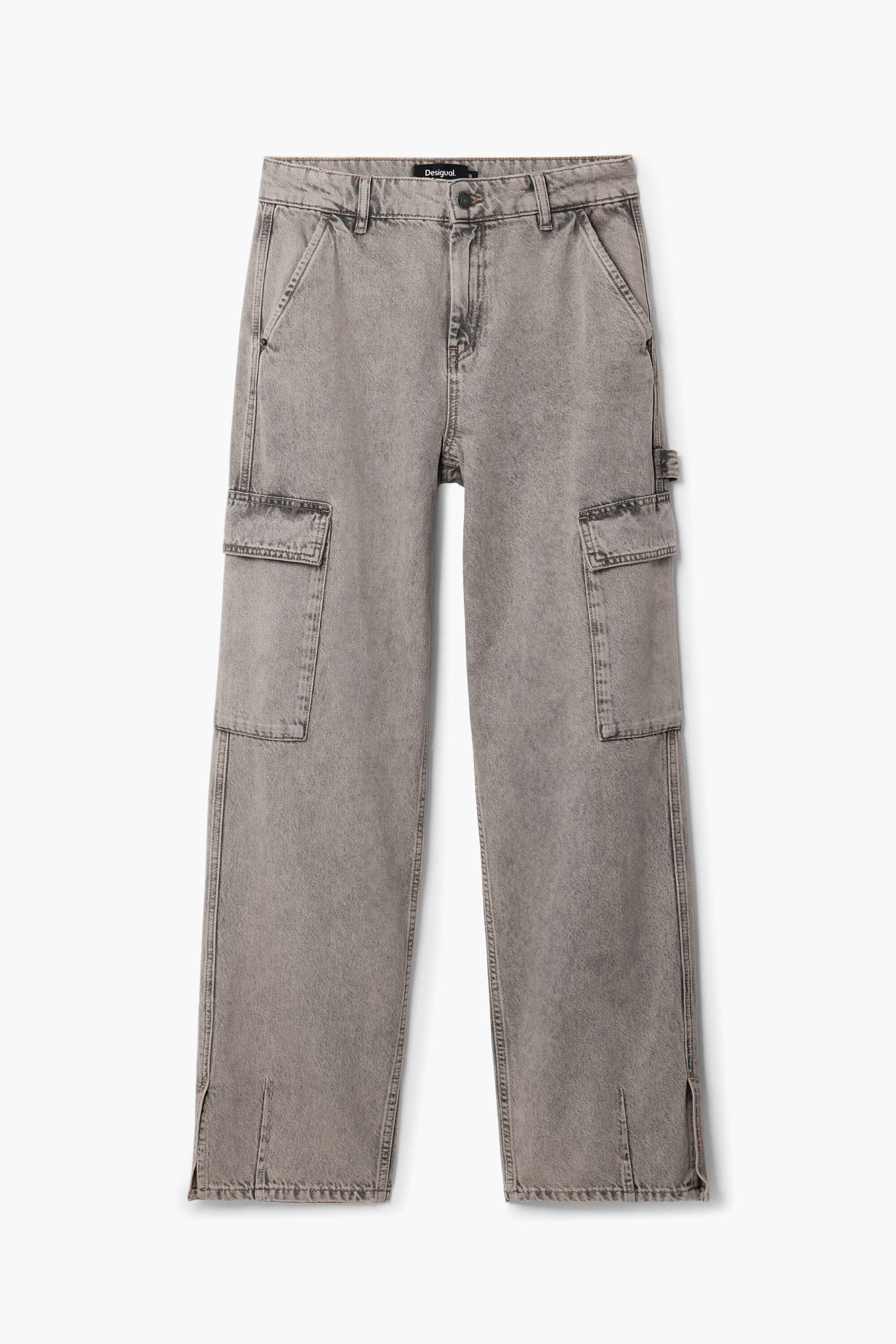 Calça vaqueira cargo