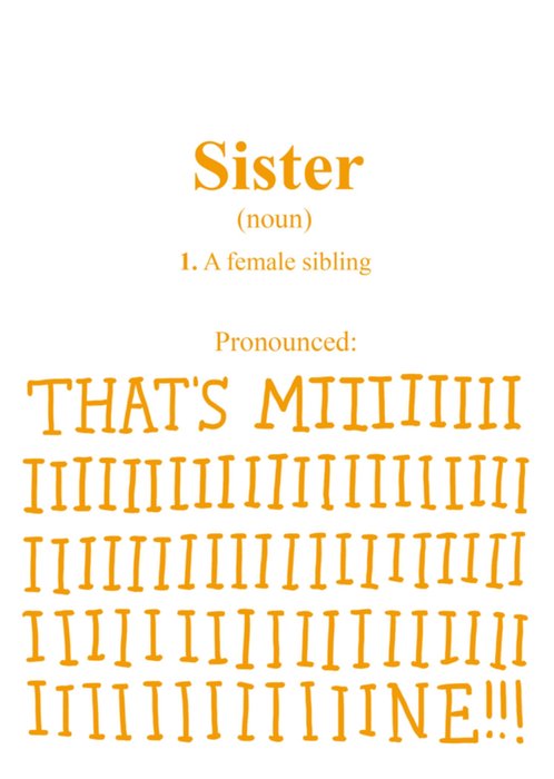 Greetz | Verjaardagskaart | That's miiiiiiiine!!!