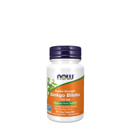 Now Ginkgo Biloba 120mg 50 cápsulas