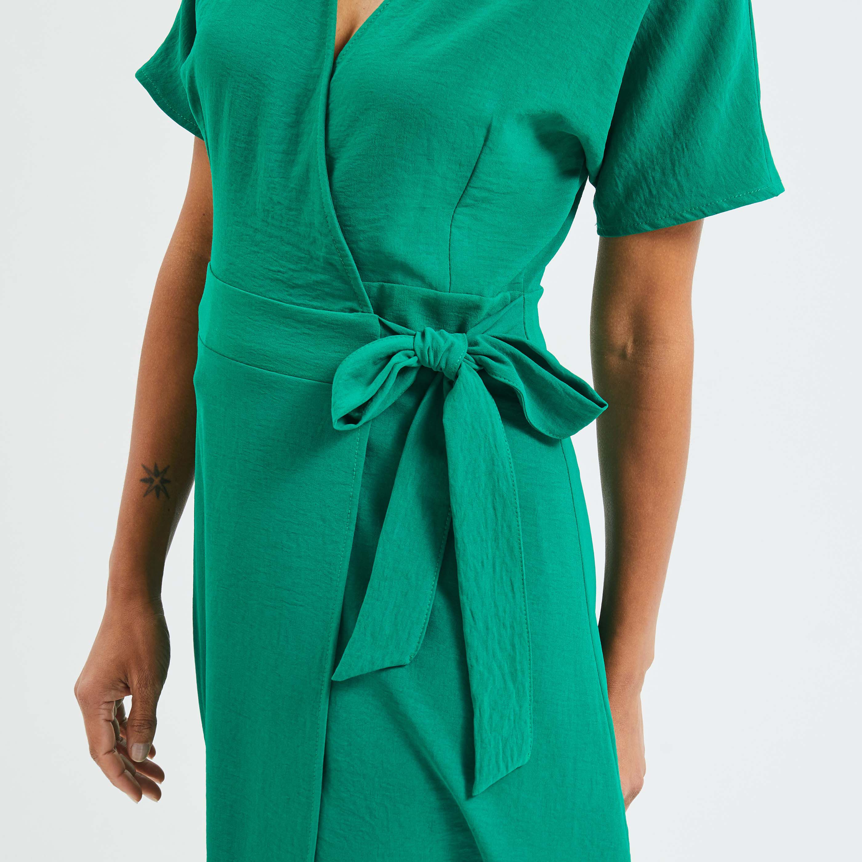 Robe porte feuille femme - VERT