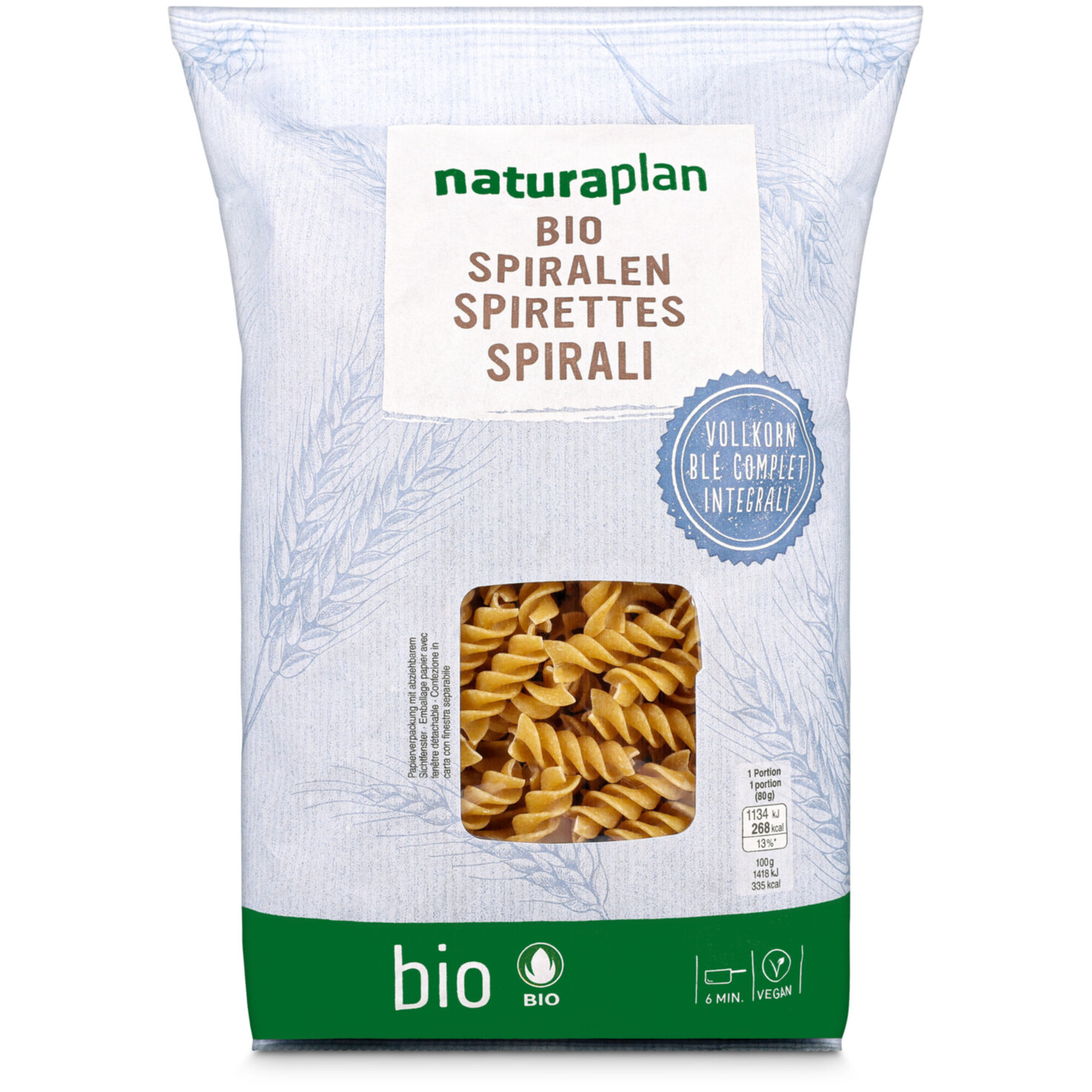 Naturaplan Bio Vollkorn Spiralen