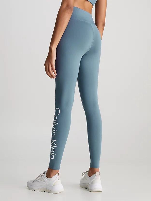 Leggings de ginástica com logotipo