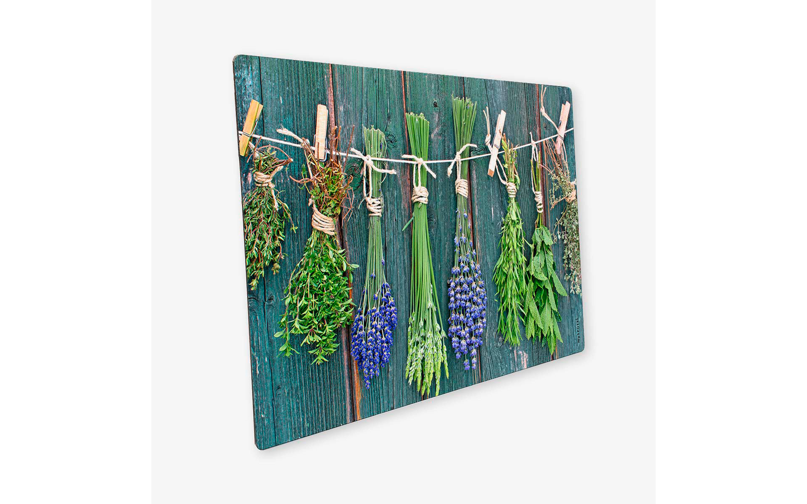 mySpotti Pop Spritzschutz für die Küche 59 x 42 cm Motiv Kräuter der Provence