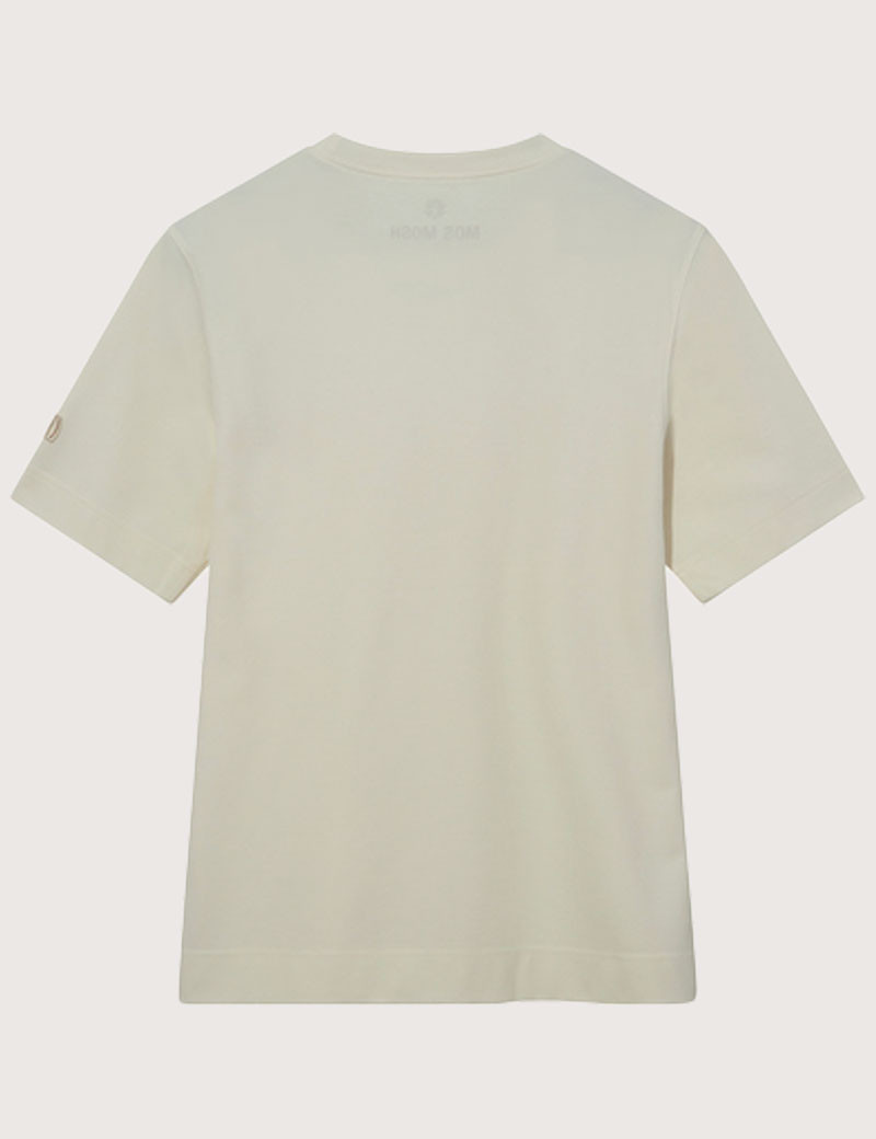 MOS MOSH T-SHIRT HOMME MANCHES COURTES HARVEY BLANC