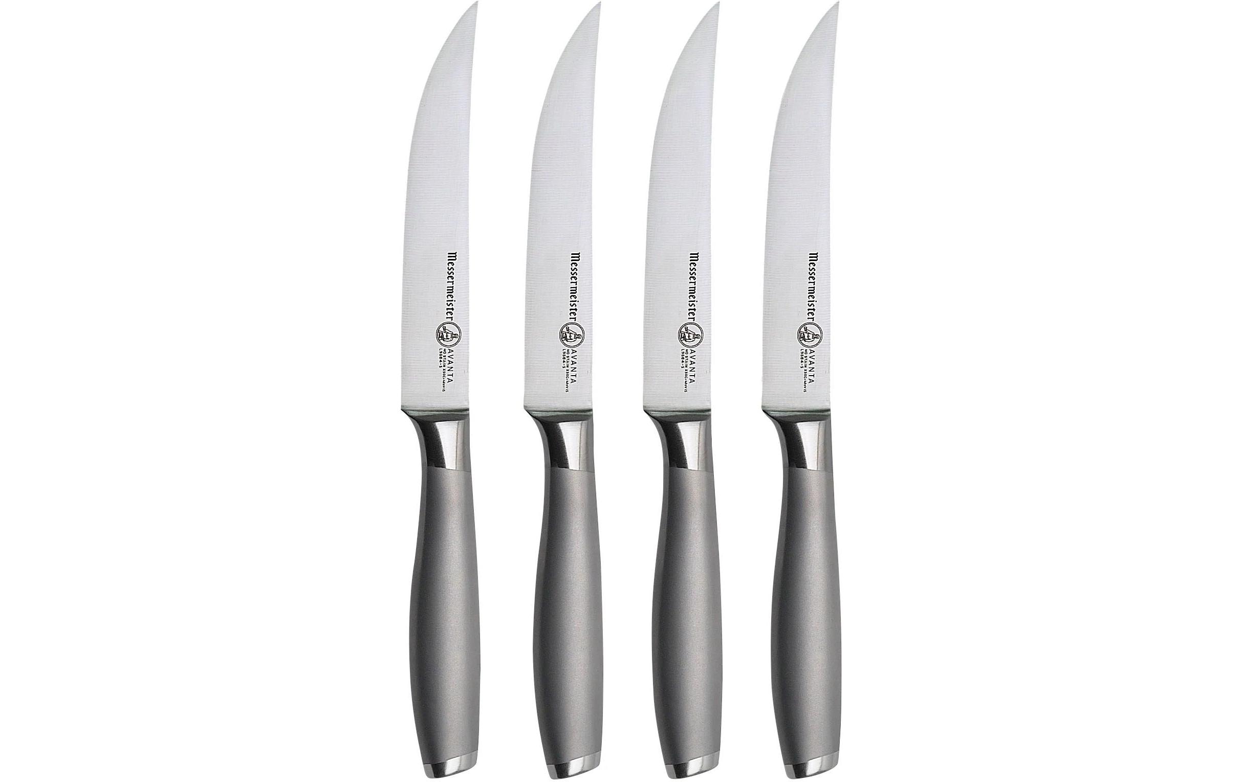 Steakmesser-Set Avanta 1 Stück, Silber4-teiliges Steakmesserset mit feiner Schneide