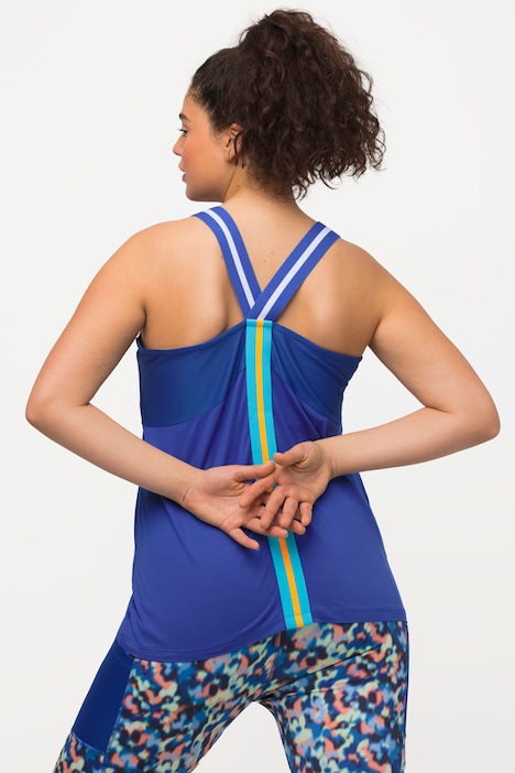 Funktions-Top, Racerback, Slim, ärmellos, recycelt