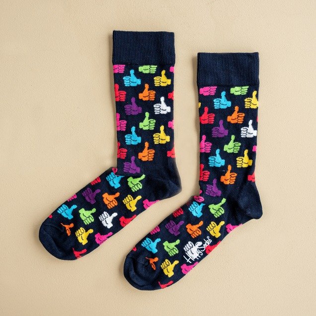 Happy Socks | 1 paar | Duimen | maat 41 - 46
