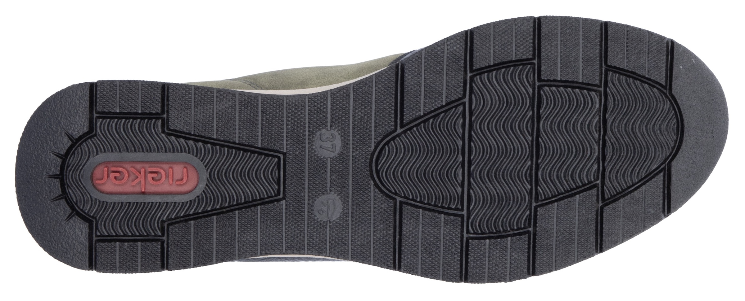 Rieker Sneaker  , Freizeitschuh, High Top Sneaker, Stiefelette mit modischer Laufsohle