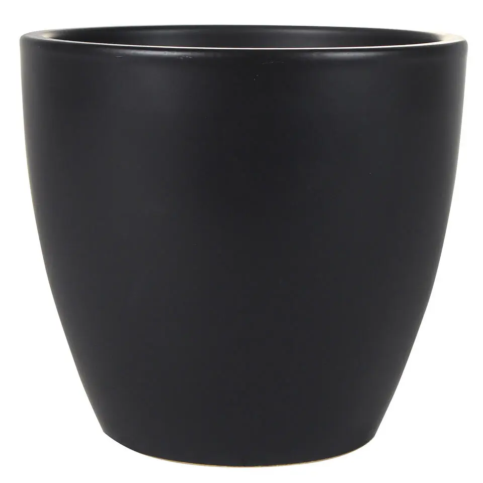 Ter Steege Bloempot - zwart - Scandinavisch - 20 x 19 cm