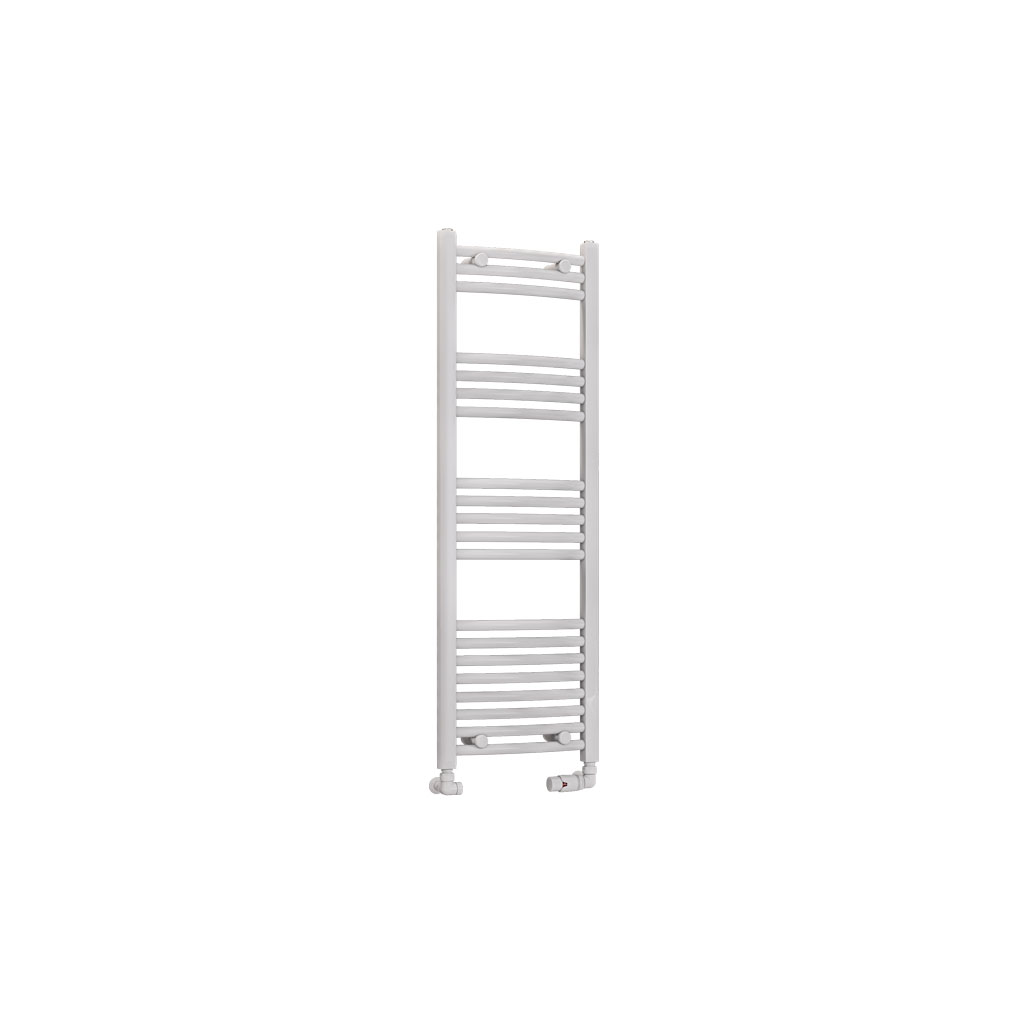 Eastbrook Wendover gebogen handdoekradiator 40x120cm 385W wit glans