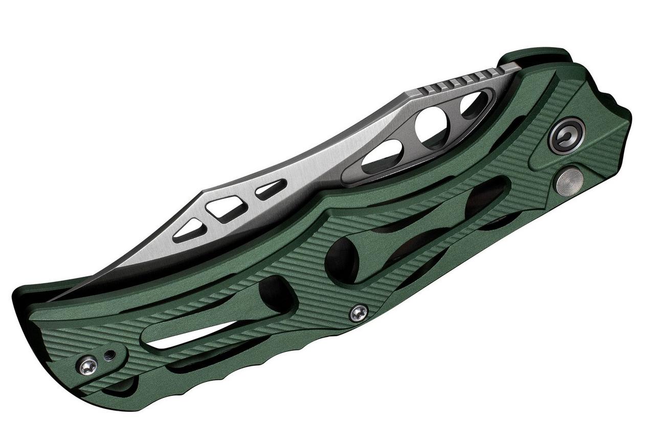 Civivi Biophase C23083-1 Satin Nitro-V, Green Aluminum, zakmes