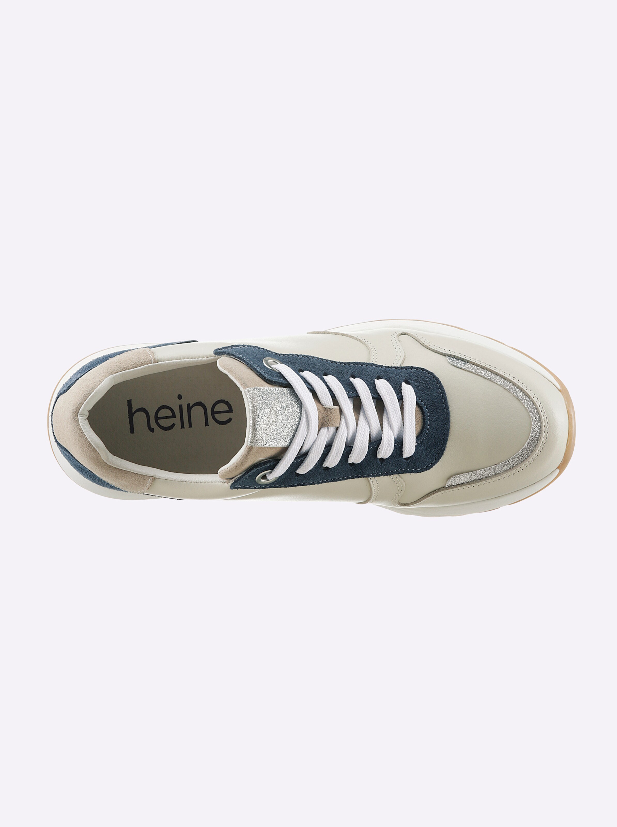 heine Sneaker in beige-blau
