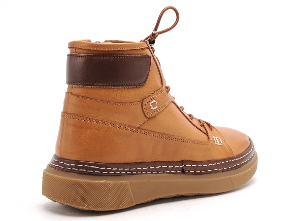 Coco abricot boots bottine plates femme mege marron