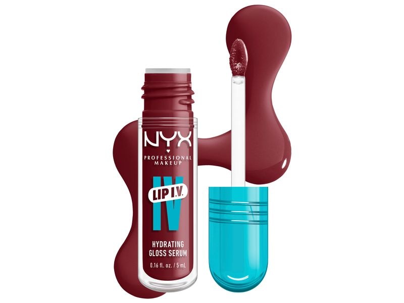 NYX Professional Makeup Lip Gloss IV Serum feuchtigkeitsspe Pflegender Lippenbalsam mit Vitaminen