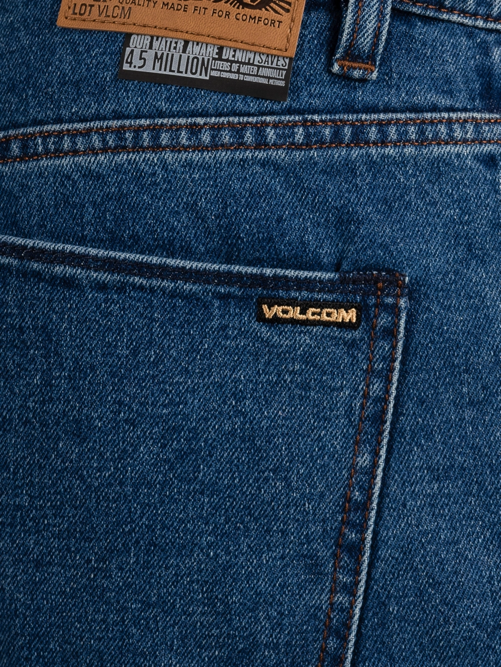 Volcom Billow Denim Jeans oliver mid blue