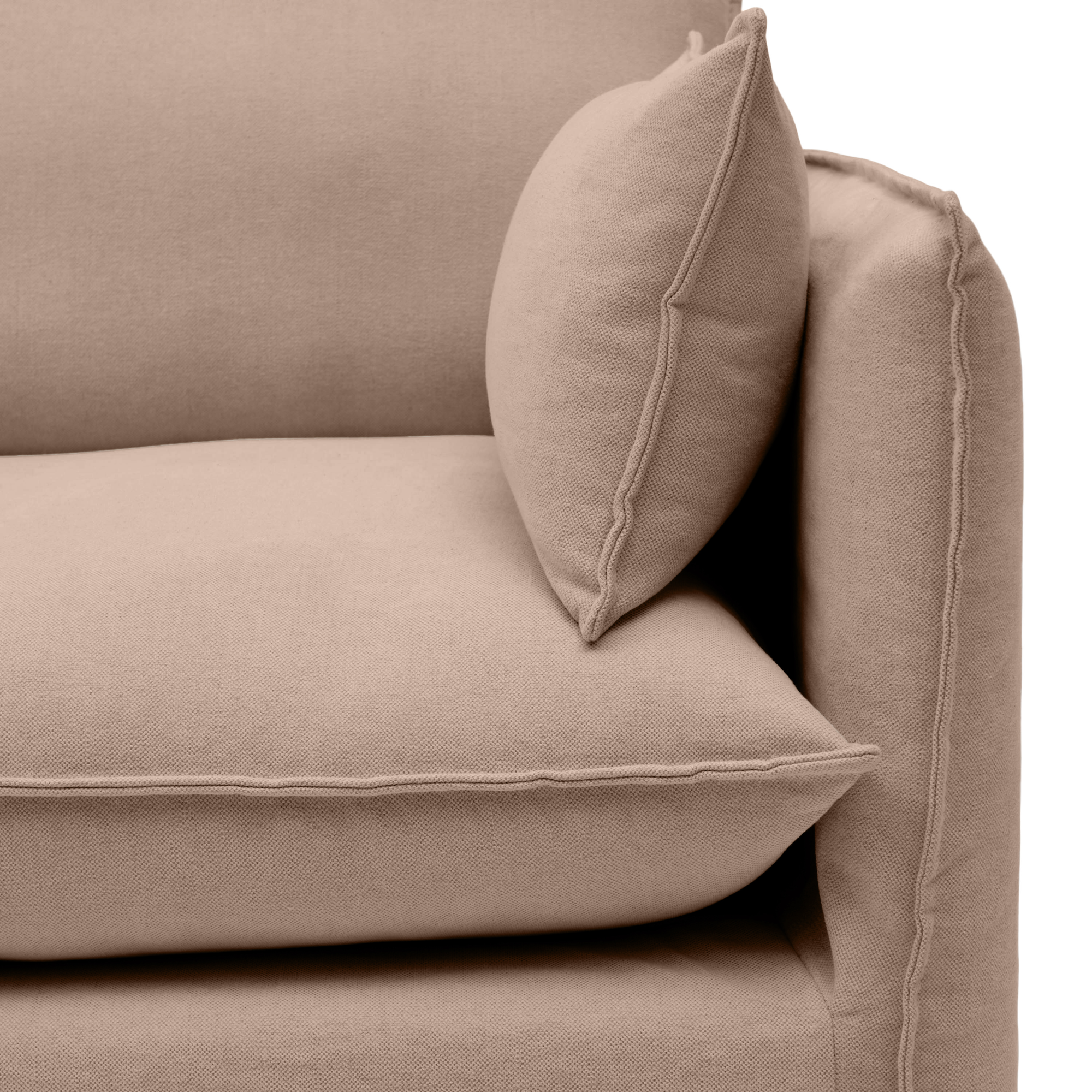 3-zitsbank Mare shadow linen