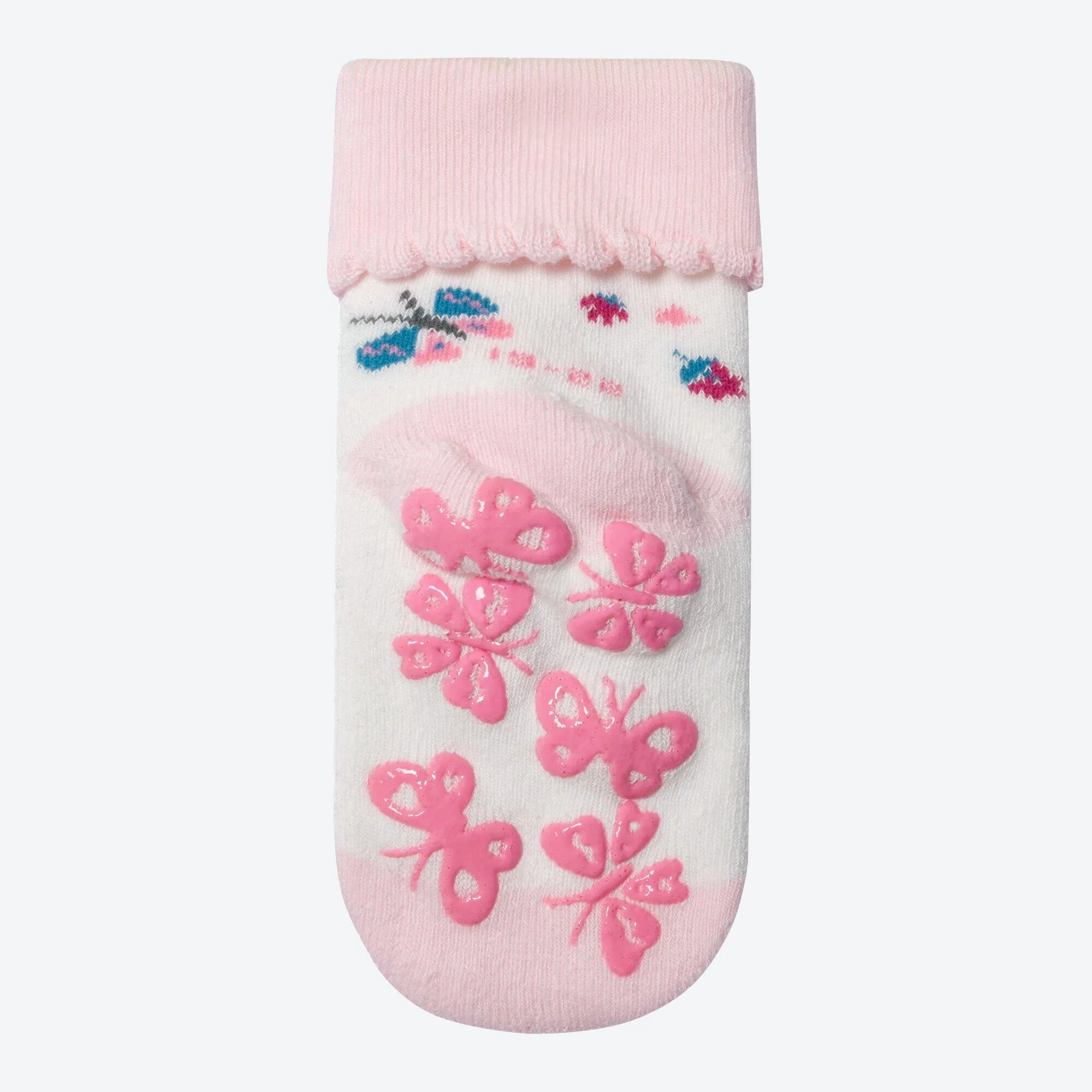 Baby-Mädchen-ABS-Socken, 2er-Pack