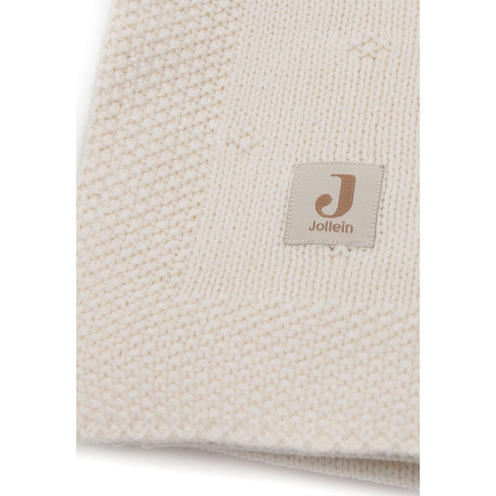 Couverture berceau Cosy knit - Ivory - JOLLEIN