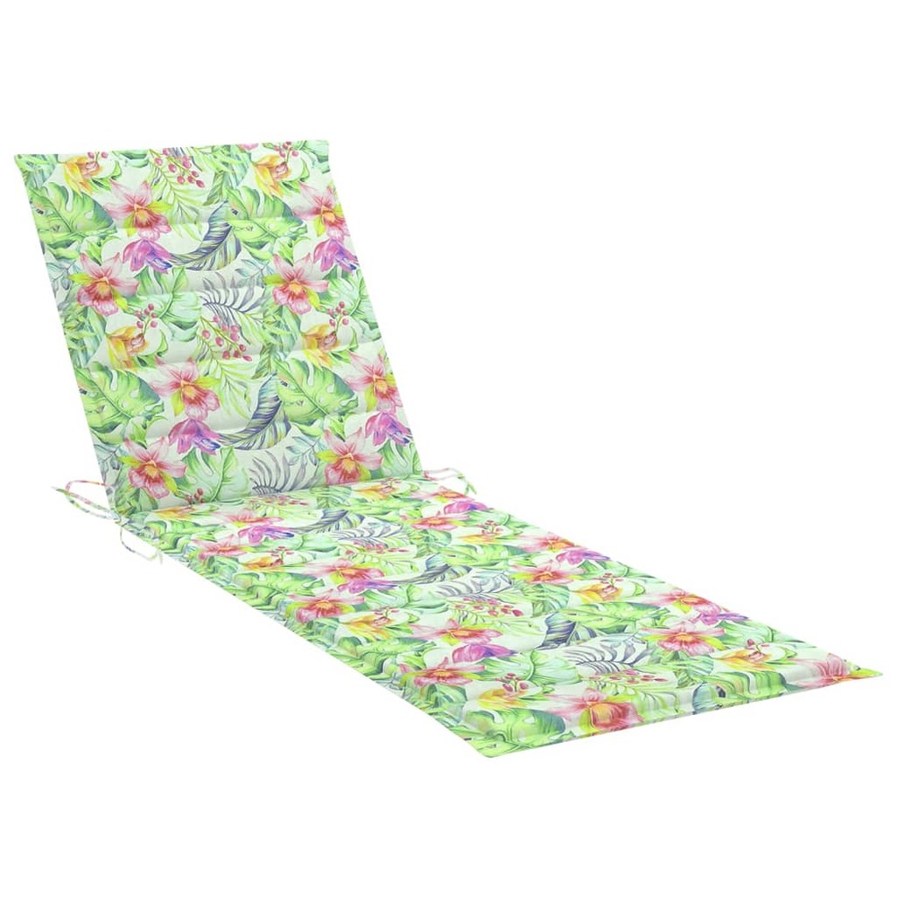 Transat chaise longue bain de soleil lit de jardin terrasse meuble d'extérieur pliable avec coussin bois d'acacia solide 02_0