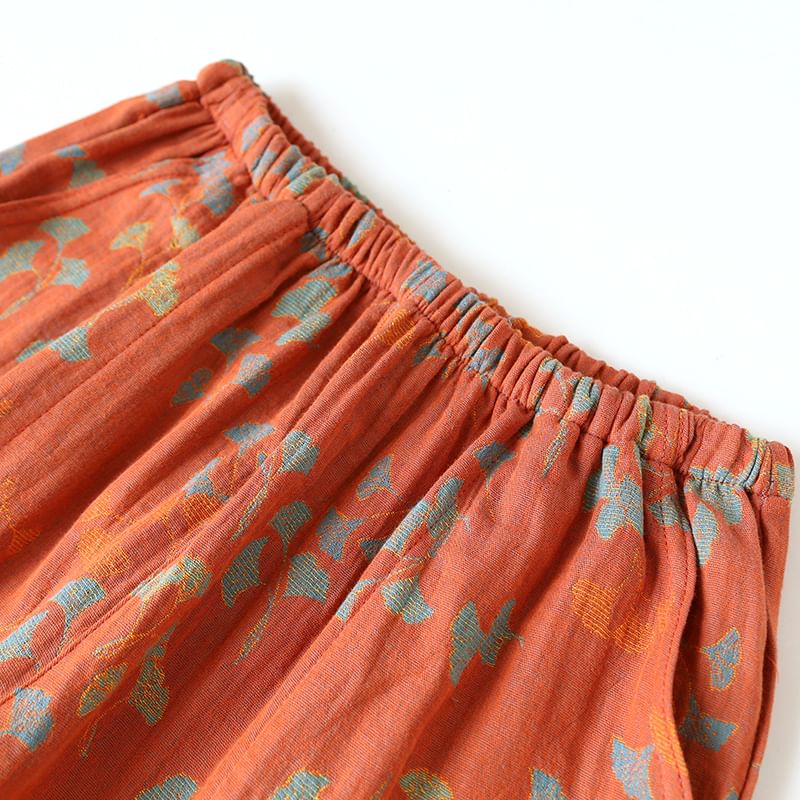 MelMount - Elastische taille bloemenshorts