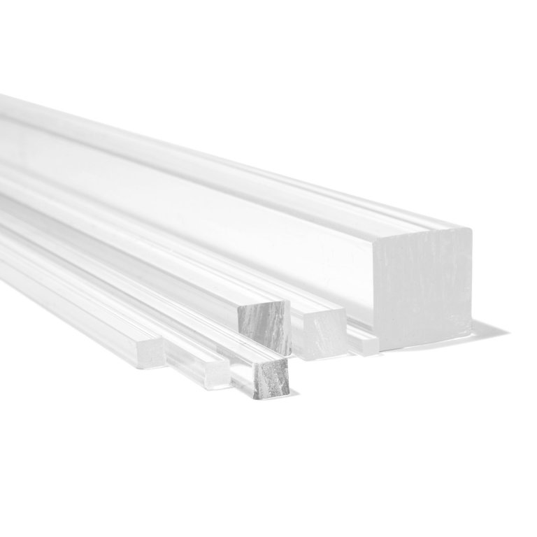 Acrylglas XT Quadratstab, farblos