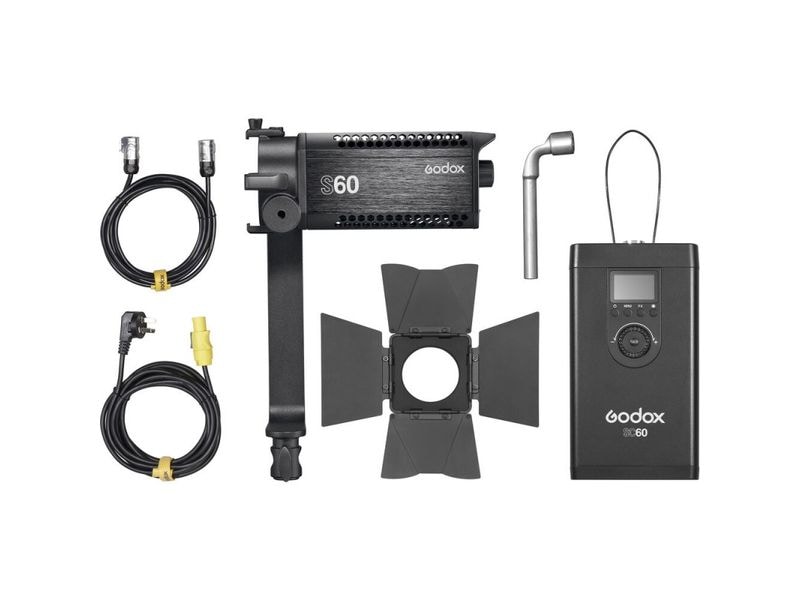 Godox S60 Fokussier leuchte LED-Spotlicht mit fokussierbarem Strahlenwinkel und App-Steuerung