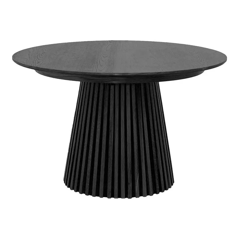 Hioshop Osaka eetkamertafel Ø120cm zwart
