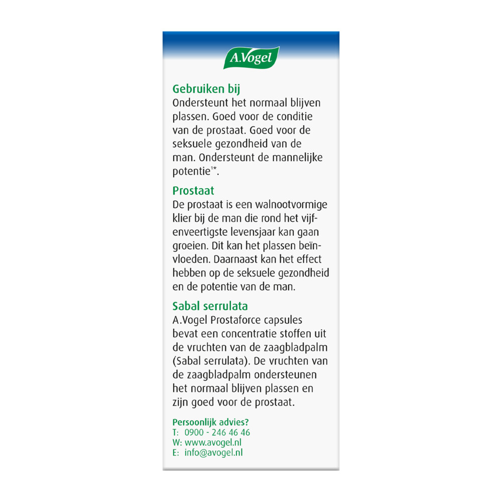 A.Vogel Prostaforce Prostaat30 capsules