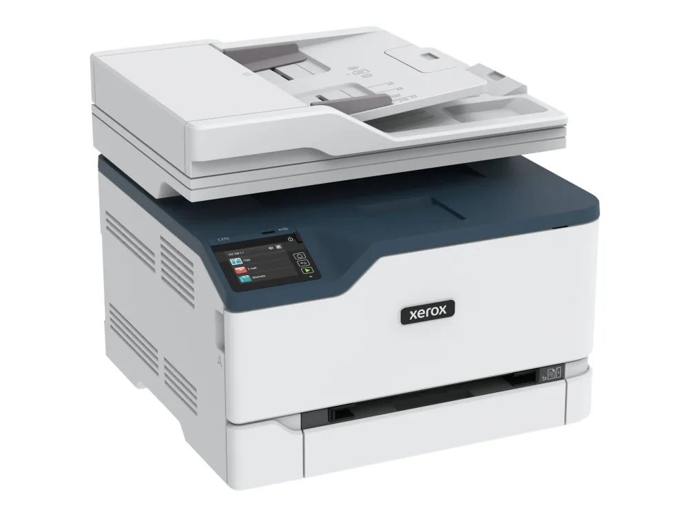 Xerox C235 - Multifunktionsprinter - farve - laser - Legal (216 x 356 mm) (original) - A4/Legal (medie) - op til 22 spm (udskriver) - 250 ark - 33.6 Kbps - USB 2.0, LAN, Wi-Fi(n), USB 2.0 vært - Green World Alliance returneringsprogram