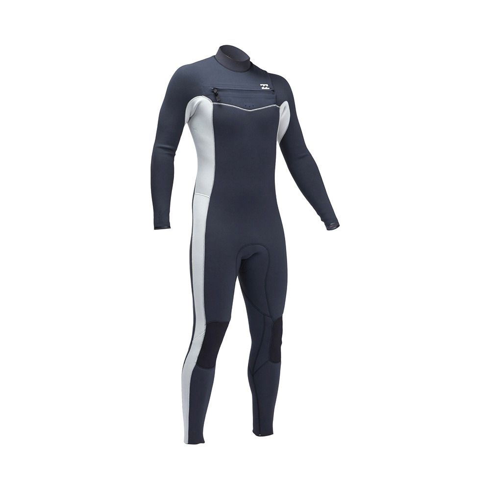 Billabong REVOLUTION FULL CHEST ZIP - Combinaison intégrale 3/2mm Homme antique black