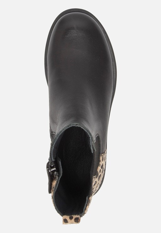 Muyters Chelsea boots zwart Leer 22701