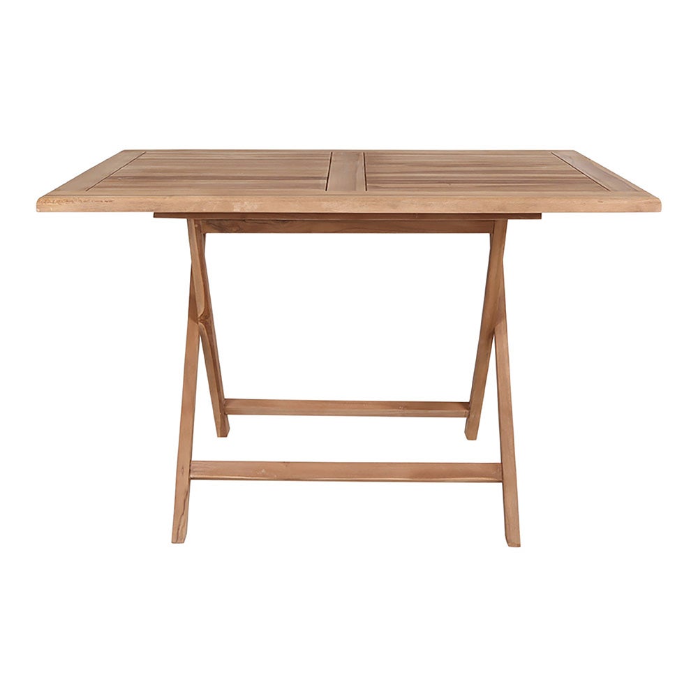 Oline tuintafel, 80 x 120 cm, massief teakhout. 80 x 120 x 75 cm