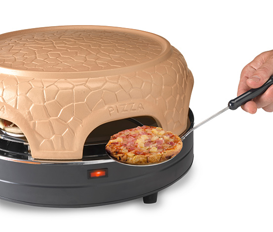 Commaxx Pizzaofen, 6 Personen