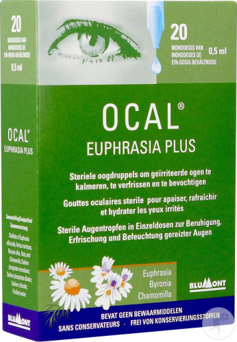 ID Phar Ocal Euphrasia Plus Bain Oculaire Monodoses 20x0,5ml