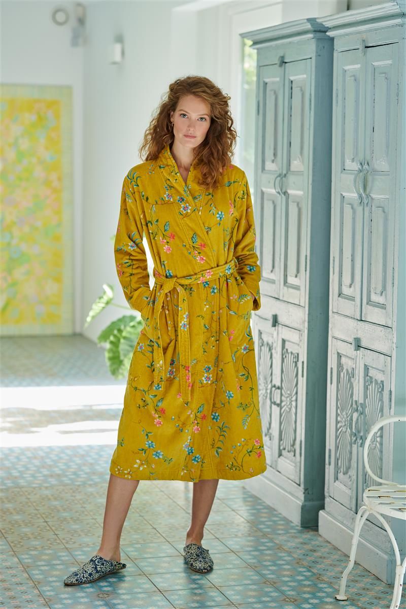 Bademantel PIP STUDIO Velour LES FLEURS XS