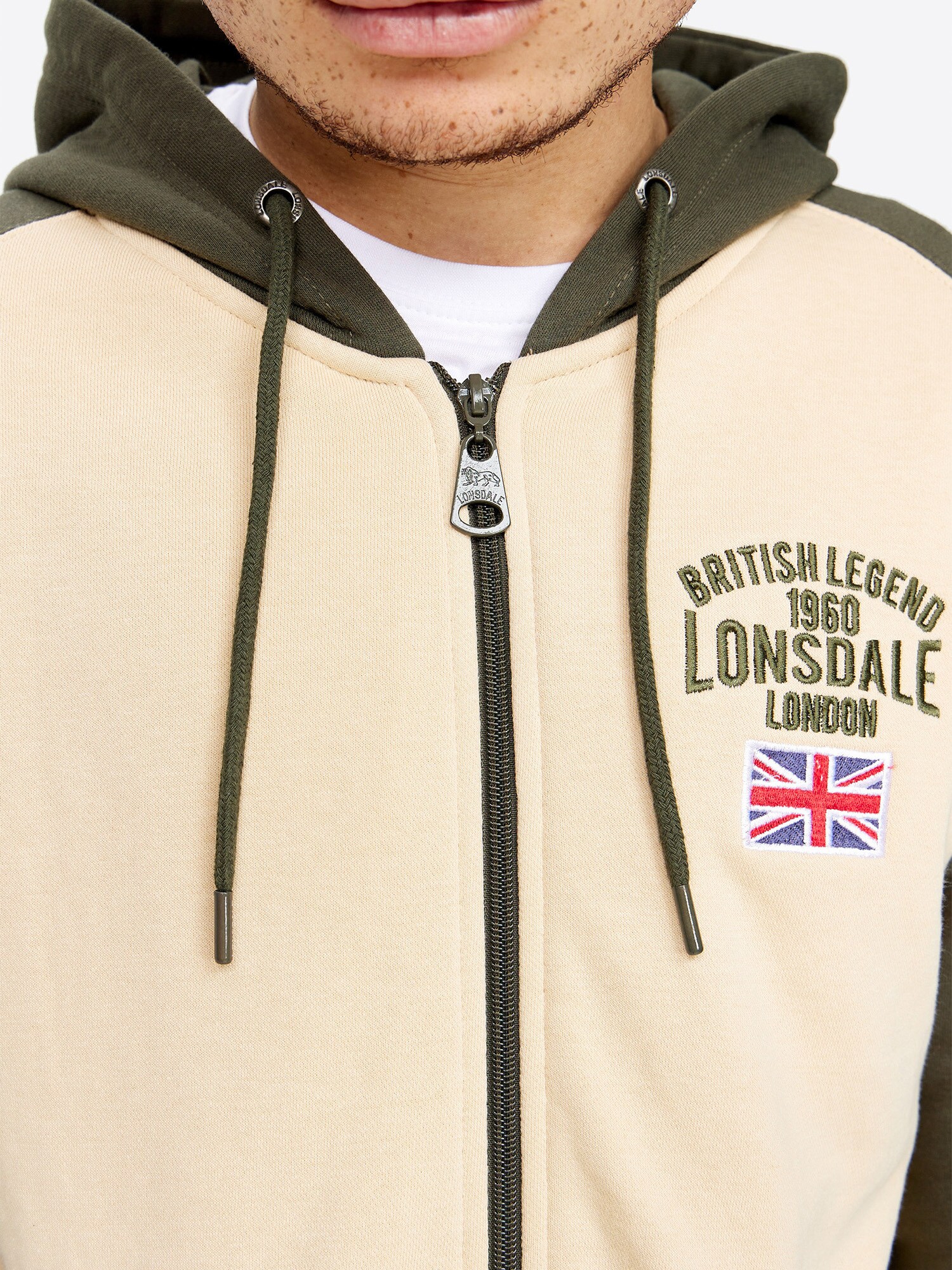 Lonsdale Herren Trainingsanzug schmale Passform STRETTON