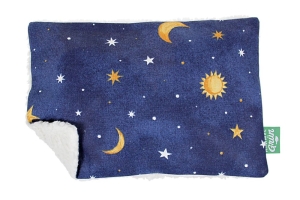 Himmelgrün Kirschkernkissen 30 x 20 cm Sternenhimmel