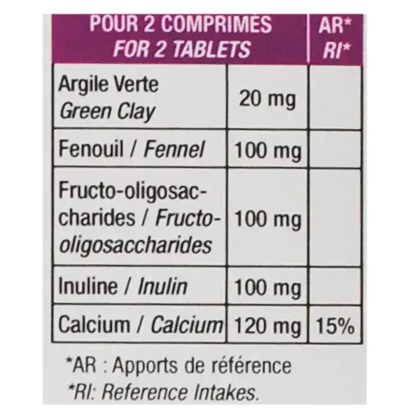 Les 3 Chênes Emagrecimento Ventr'Activ 60 comprimidos