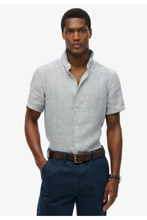 Superdry blauwe heren overhemd