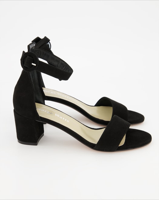 George Watts Cardine 55 Sandalen in Schwarz
