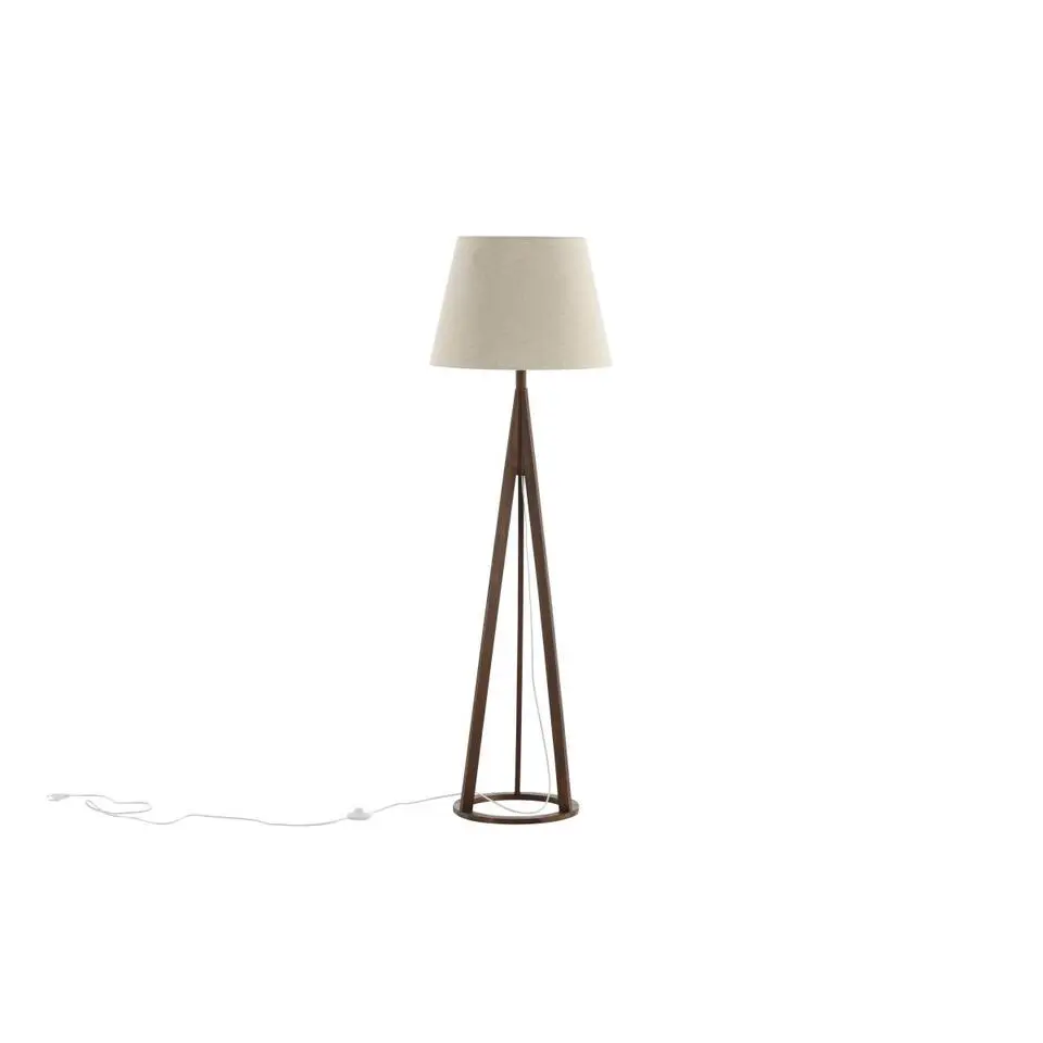 Svea - Nala vloerlamp - 160 cm - linnen - espresso