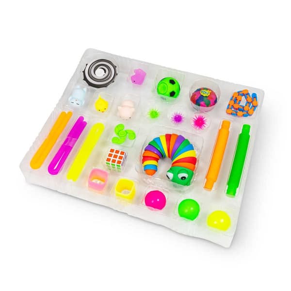 Julekalender Fidget Adventskalender med Leker Advent Kalender