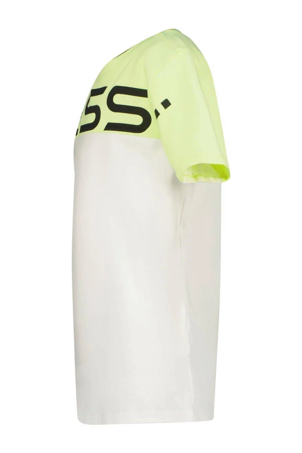 Vingino T-shirt Jint met logo wit/geel